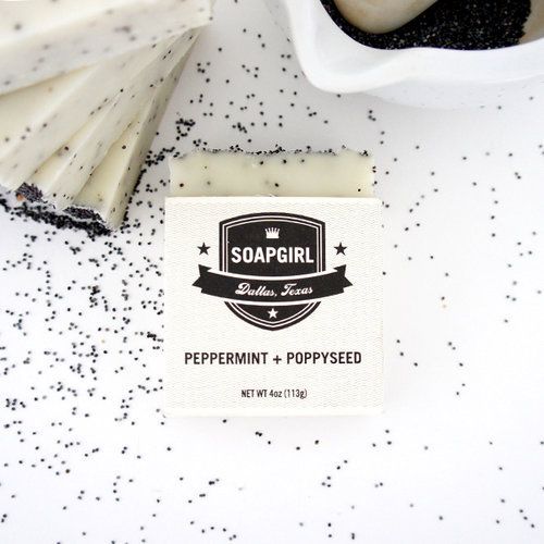 Artisanal Peppermint&Poppyseed Soap Bar